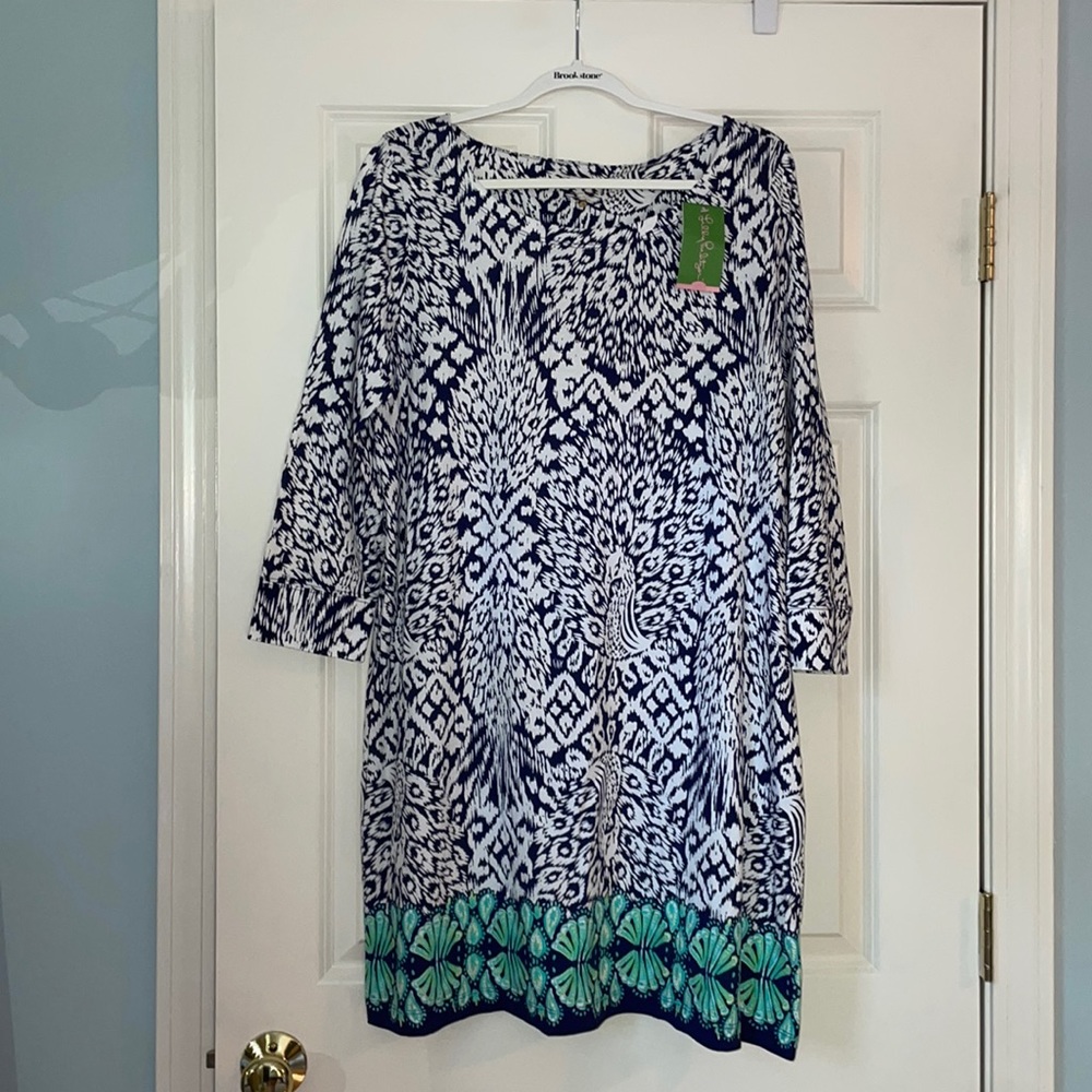 Lilly Pulitzer 3/4 sleeve dress. Never worn with tags